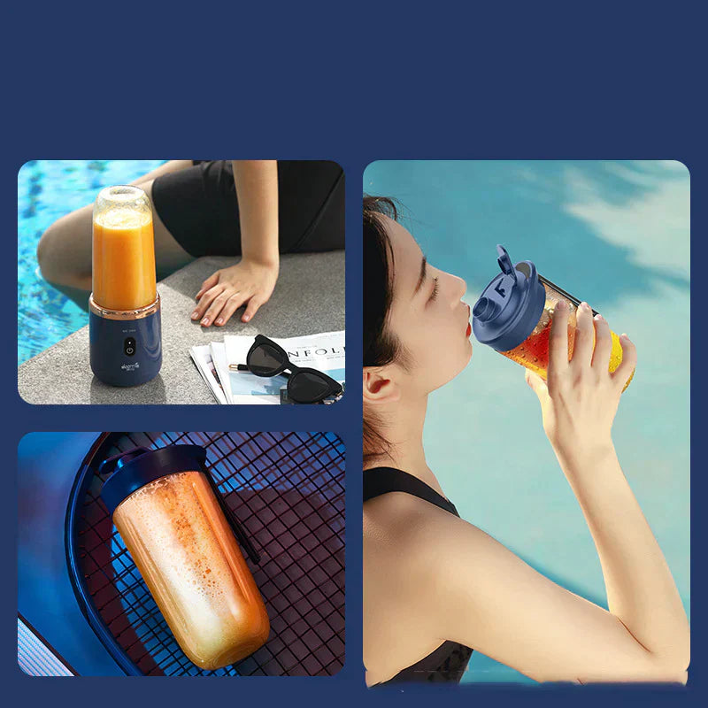 Mini Juice Blender with a Stylish Portable Bottle  Six 6 Stainless Sharp Blades