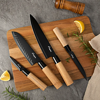 Japanese Lot High Quality Kitchen Knife Set 4 Pieces