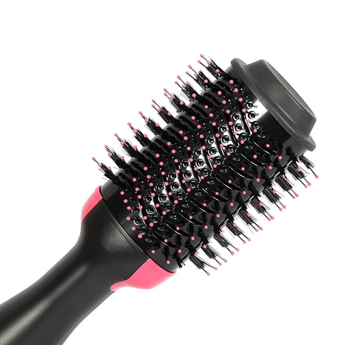 3-In-1 Electric One Step Hair Straightening Brush One Step Hot Air Brush Dryer + Styler