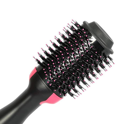 3-In-1 Electric One Step Hair Straightening Brush One Step Hot Air Brush Dryer + Styler