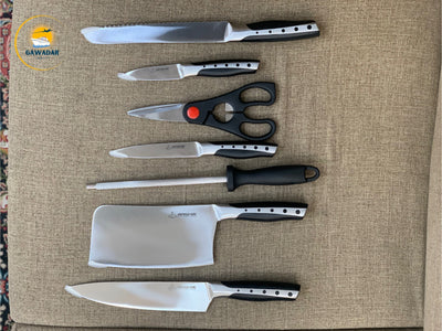 Arshia Brand German Stainless Steel  8 Pieces Kitchen Knife Set
