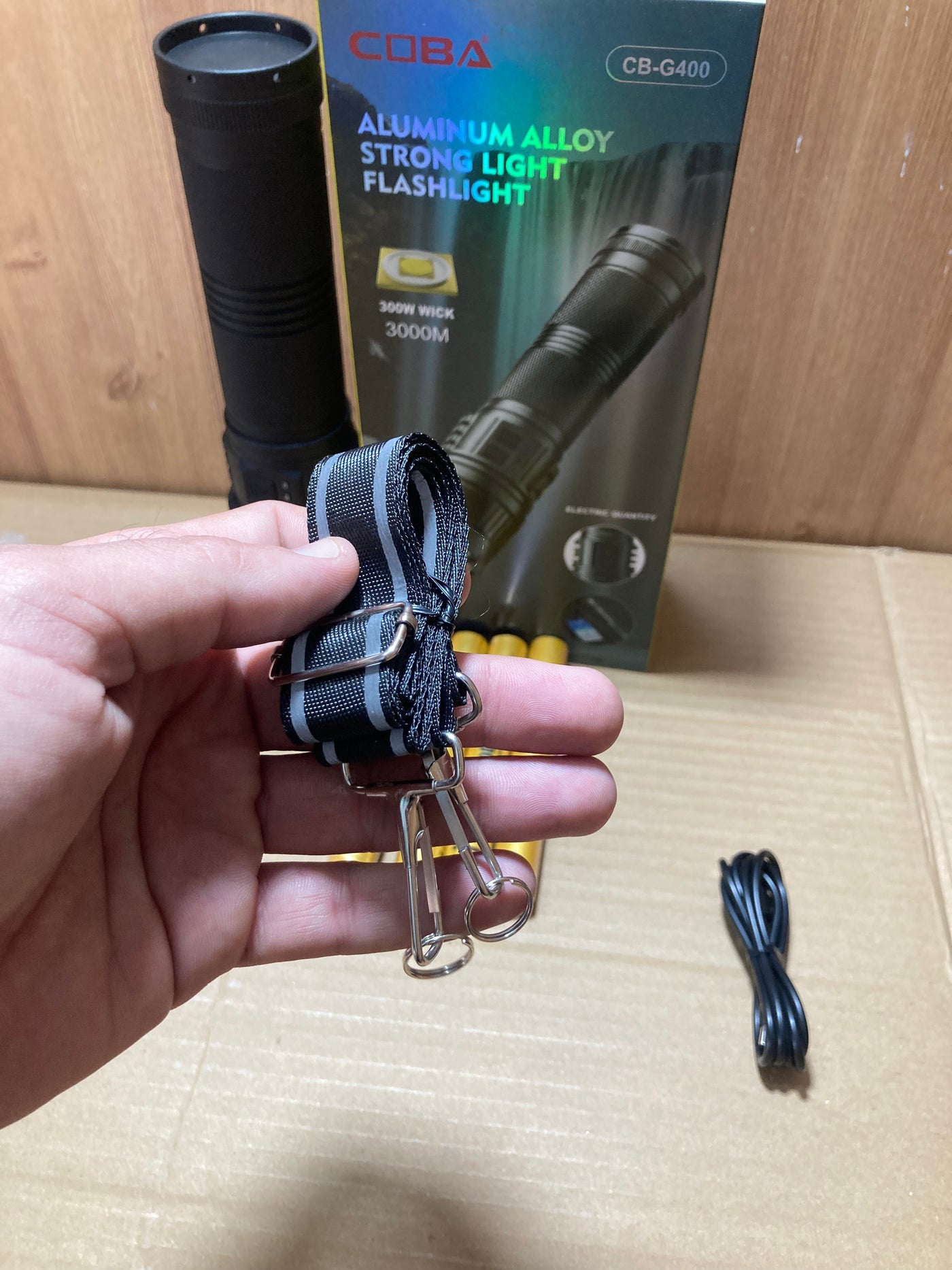 COBA Powerful Long Range Super Led Flashlight/Torch G400