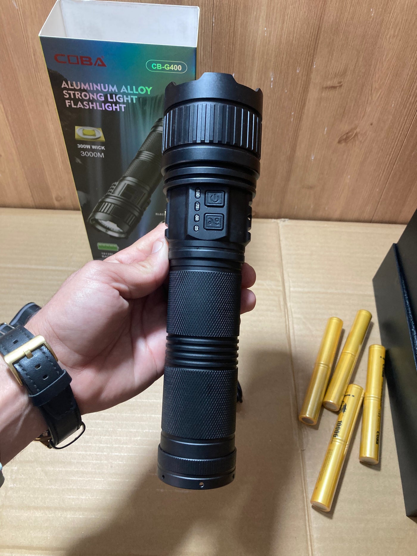 COBA Powerful Long Range Super Led Flashlight/Torch G400