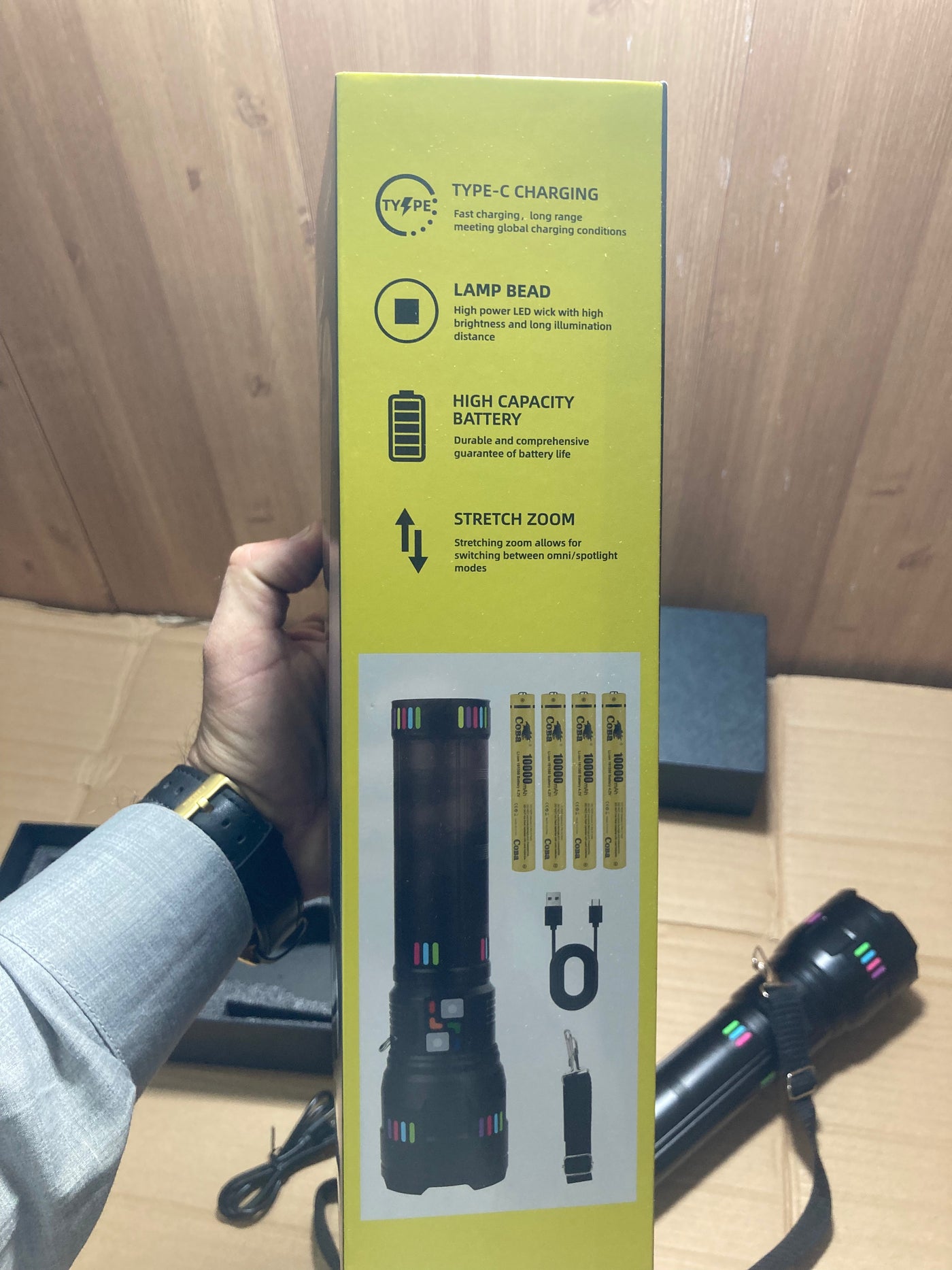 COBA Powerful Long Range Super Led Flashlight - Torch CB-W518