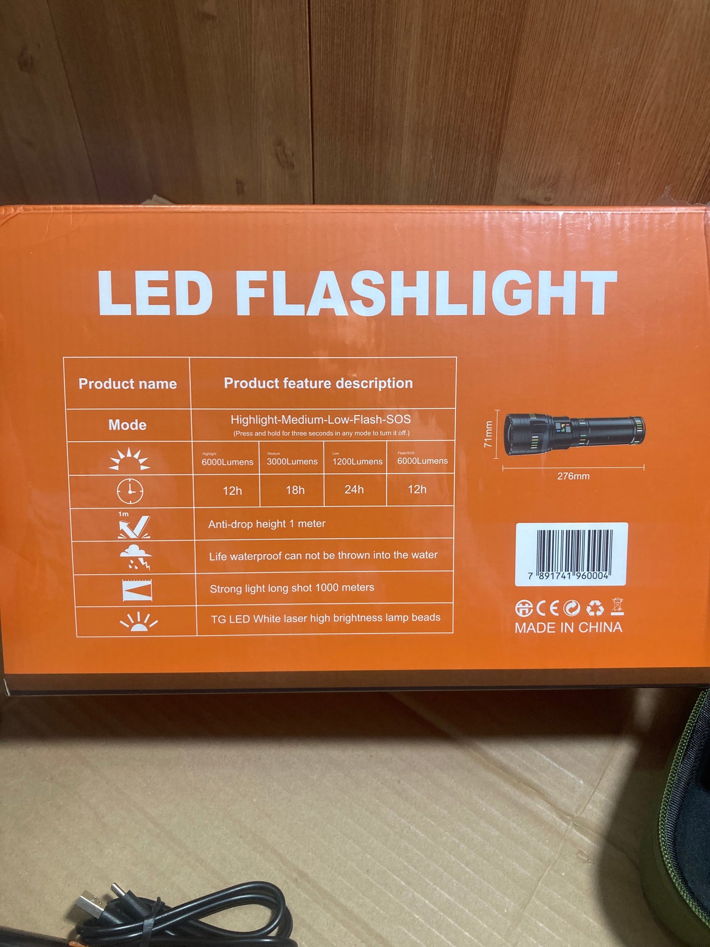 Yemao Powerful Long Range Super Led Flashlight - Torch YM-G600