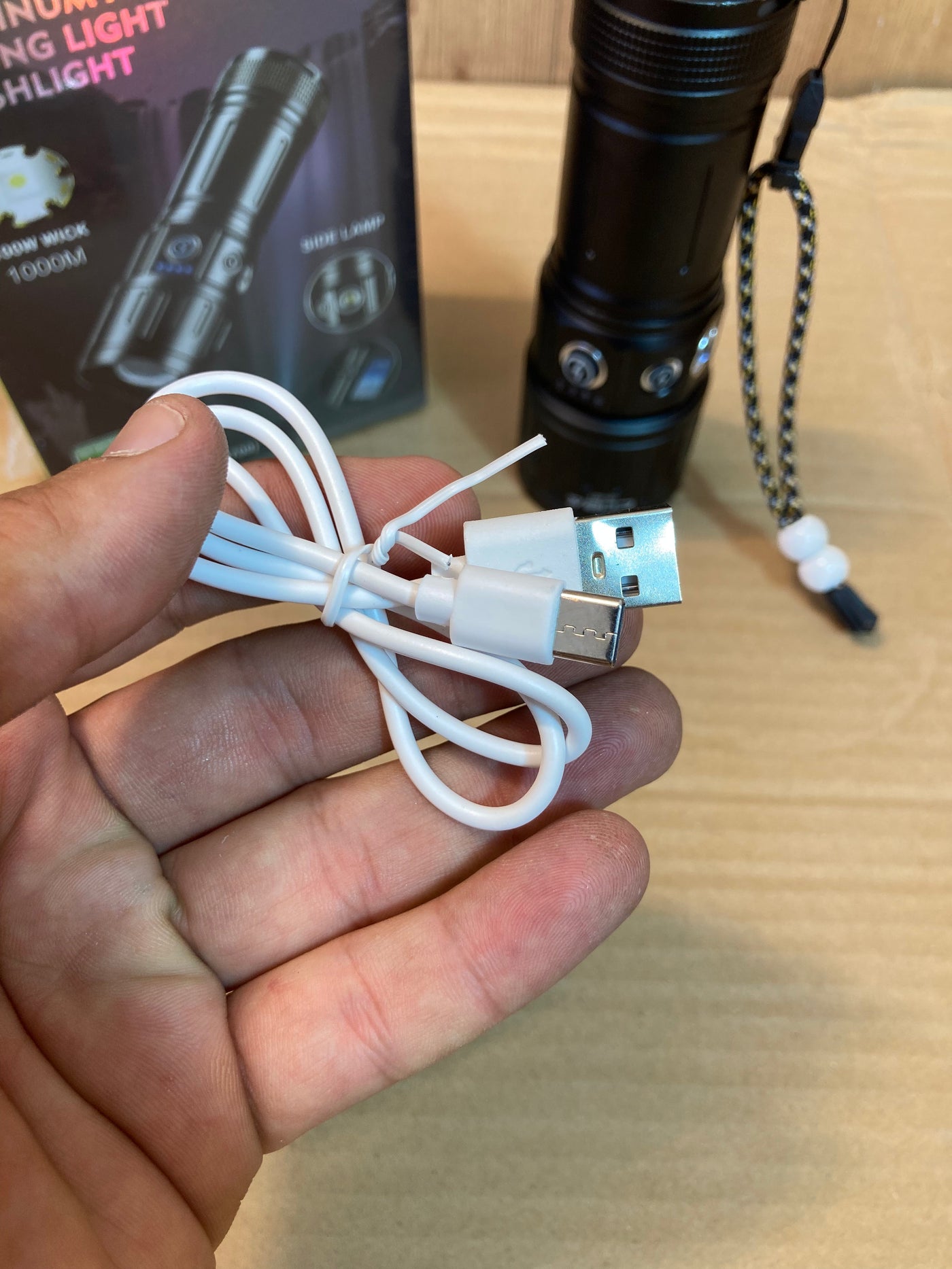 COBA Compact In Size Rechargeable Led Flashlight CB-B51