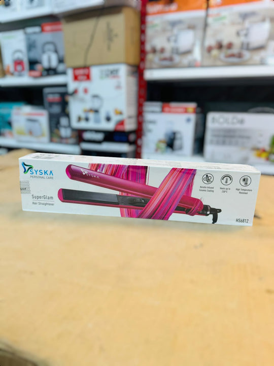 Korean Lot Imported Syska Hair Straightener 2 in 1