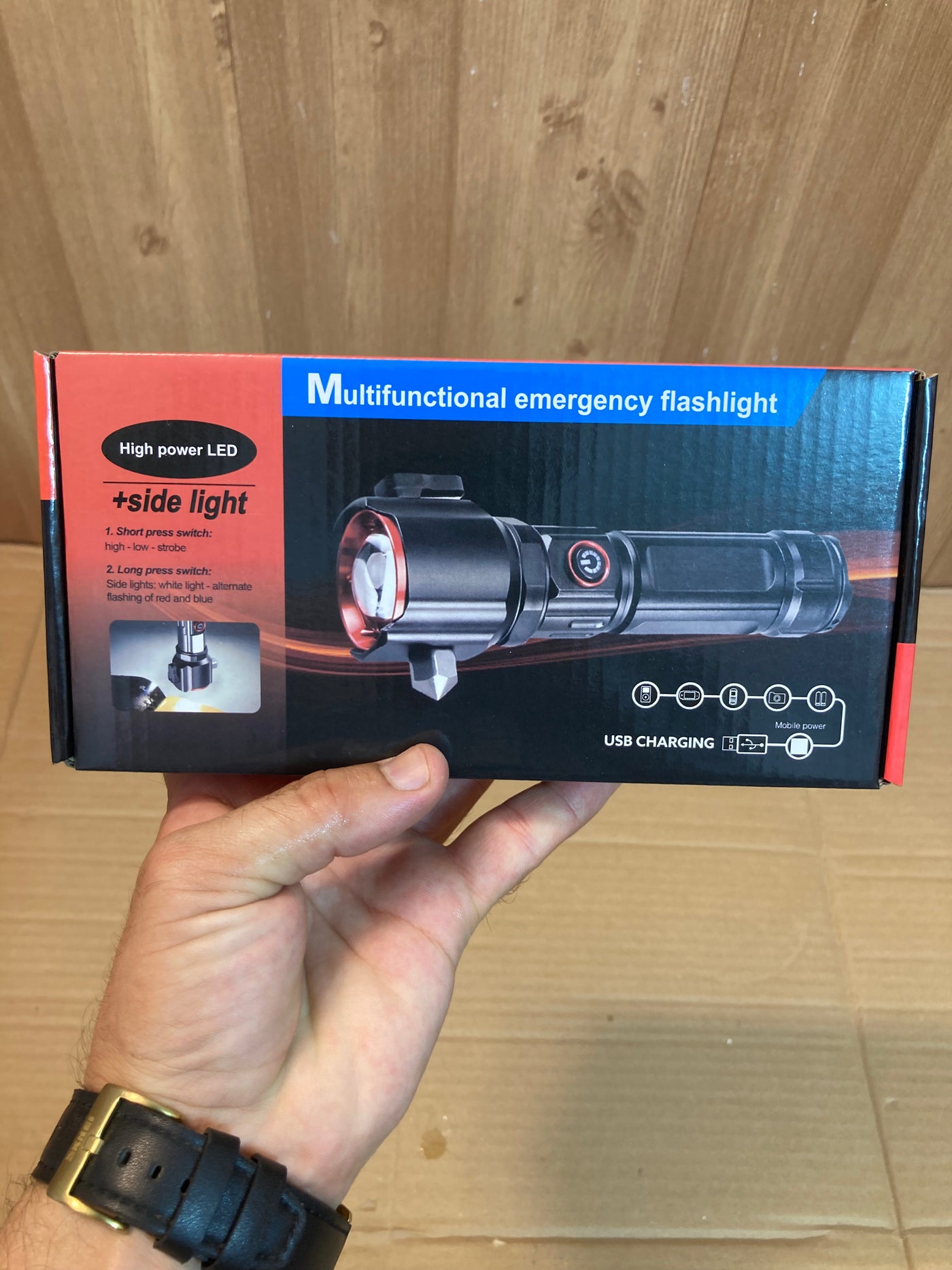 Lot Imported 5-in-1 Rechargeable Flashlight