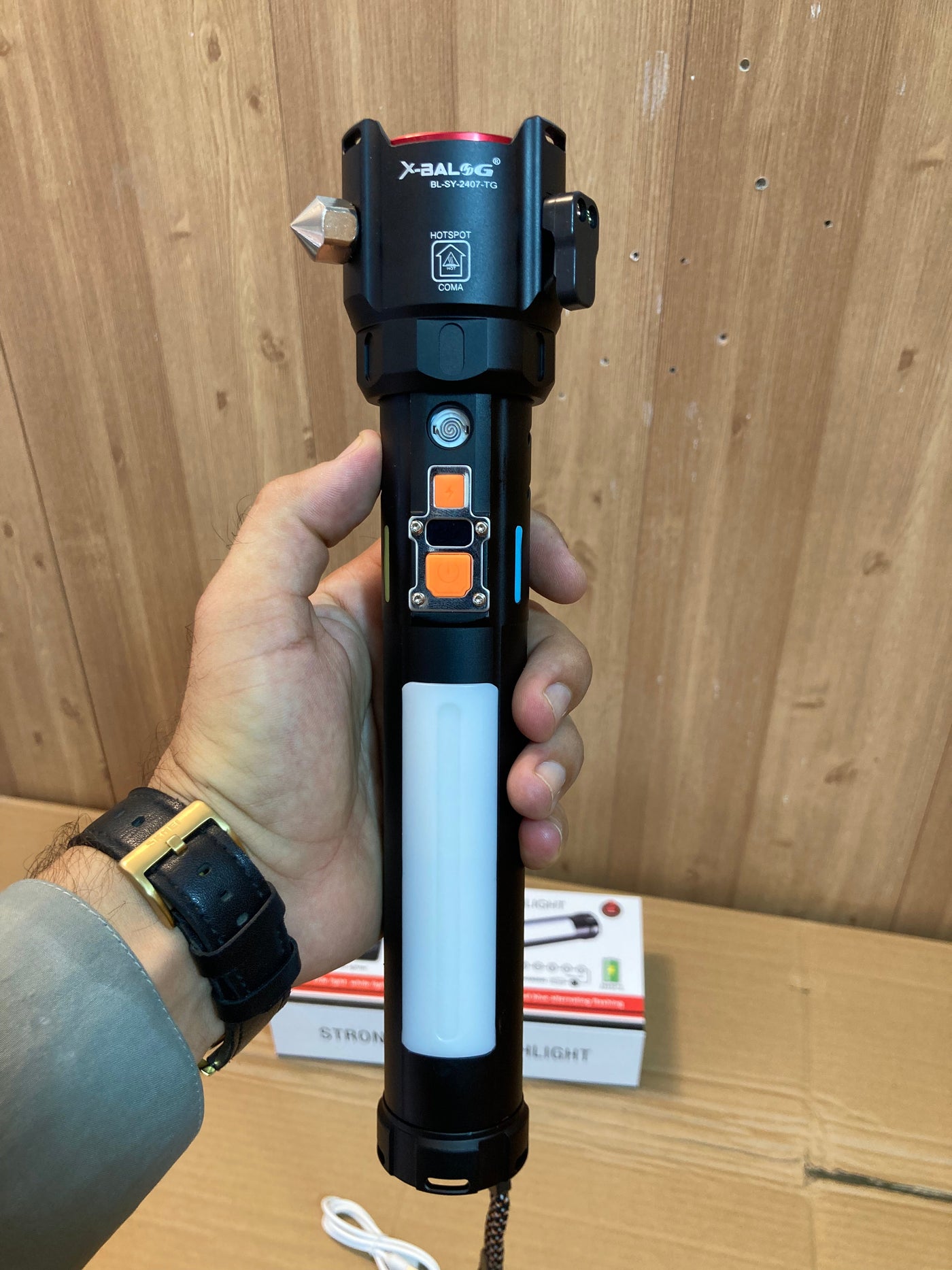 Lot Imported 5-in-1 Multi-Functional Led Flashlight (Torch)