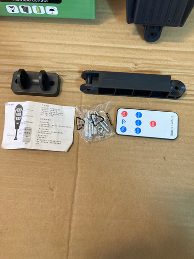 Solar Sensor Street Security Light 3 Modes Remote Control