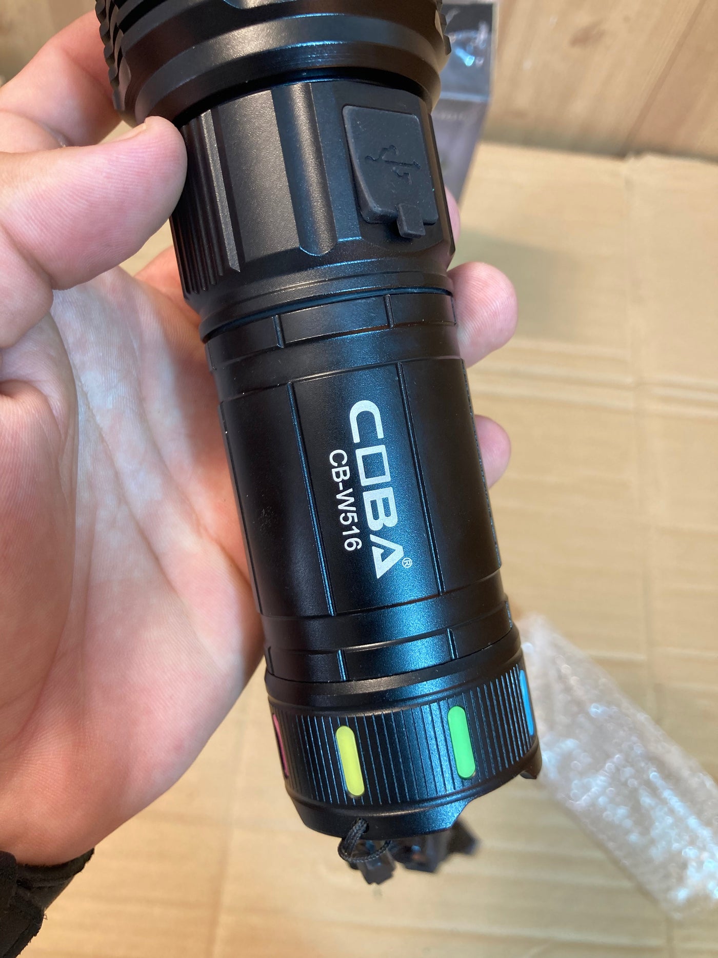 COBA High Beam Led Flashlight-Torch CB-W516
