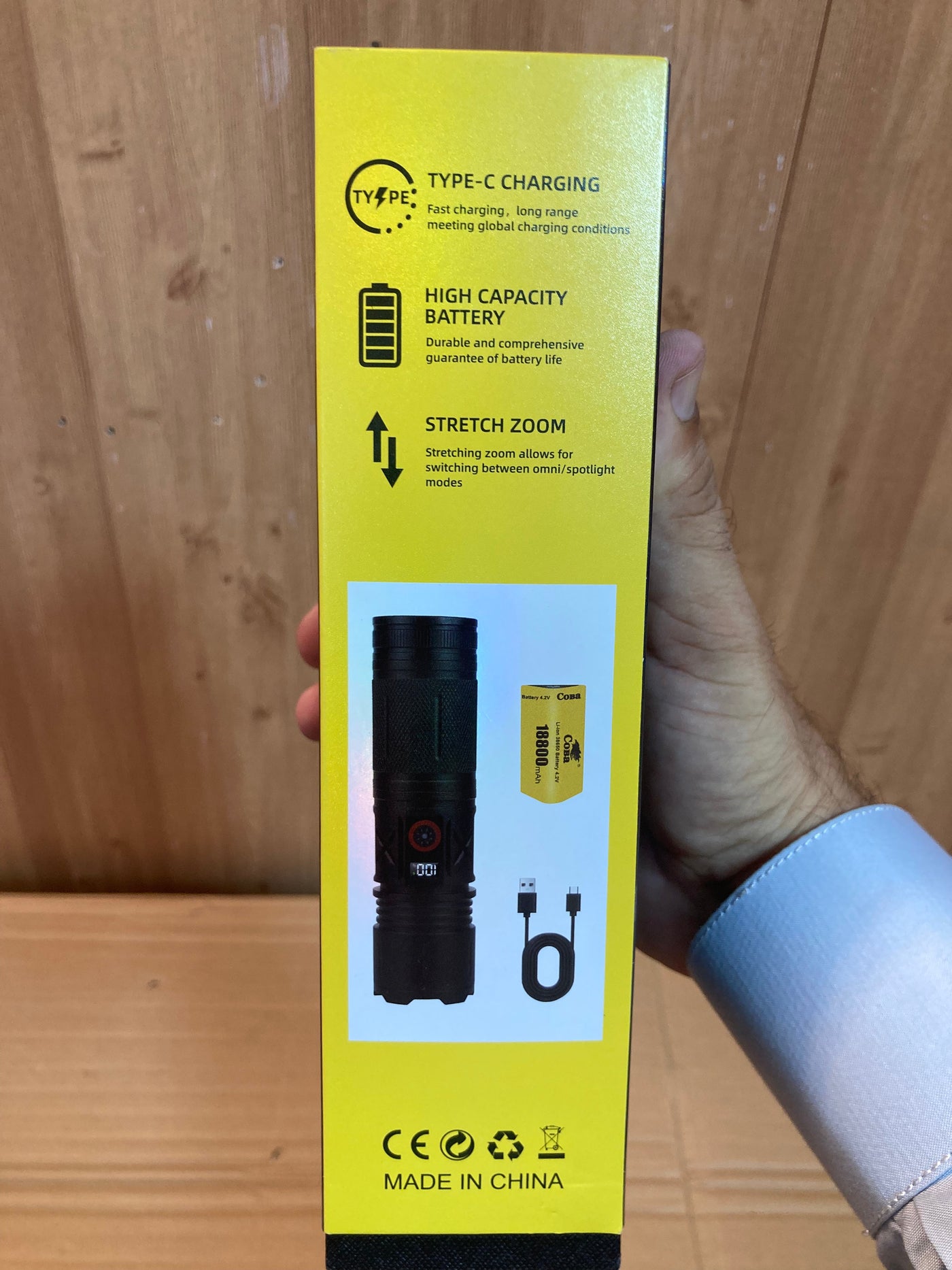 COBA Compact Flashlight-Torch CB-W409T