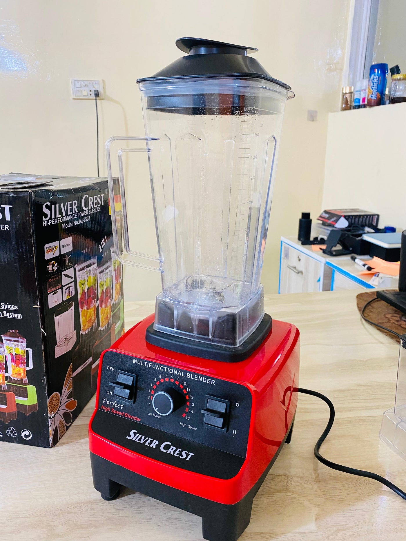 German Lot Imported 2L Unbreakable Powerful 2-in-1 Blender