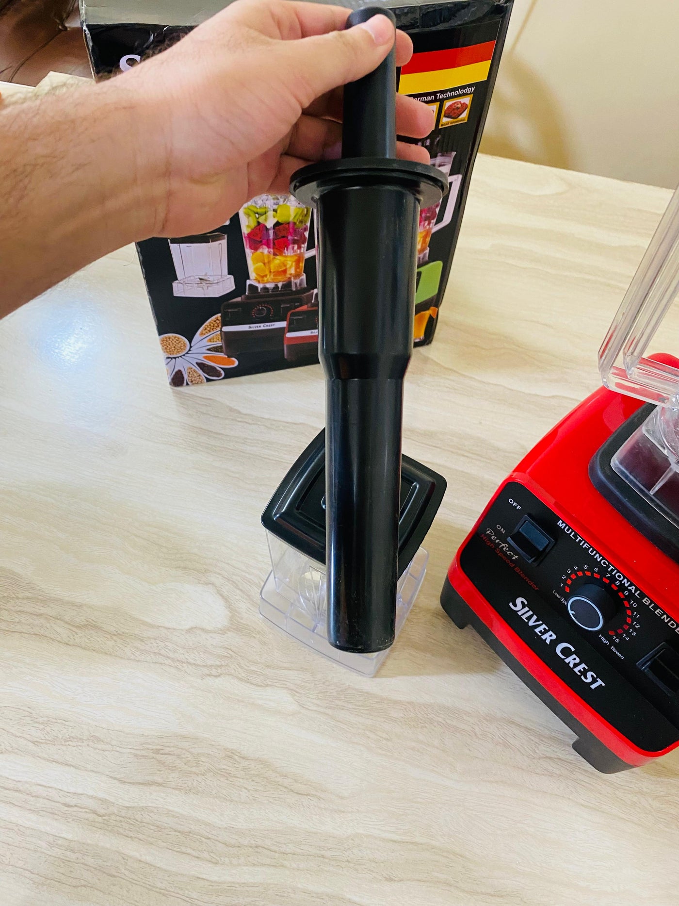 German Lot Imported 2L Unbreakable Powerful 2-in-1 Blender