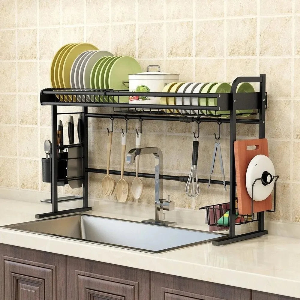 Stainless Steel Multipurpose Kitchen Rack, Wall Mount