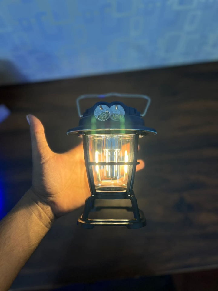 Hurry Bolt Solar Rechargeable Camping Lamp Light