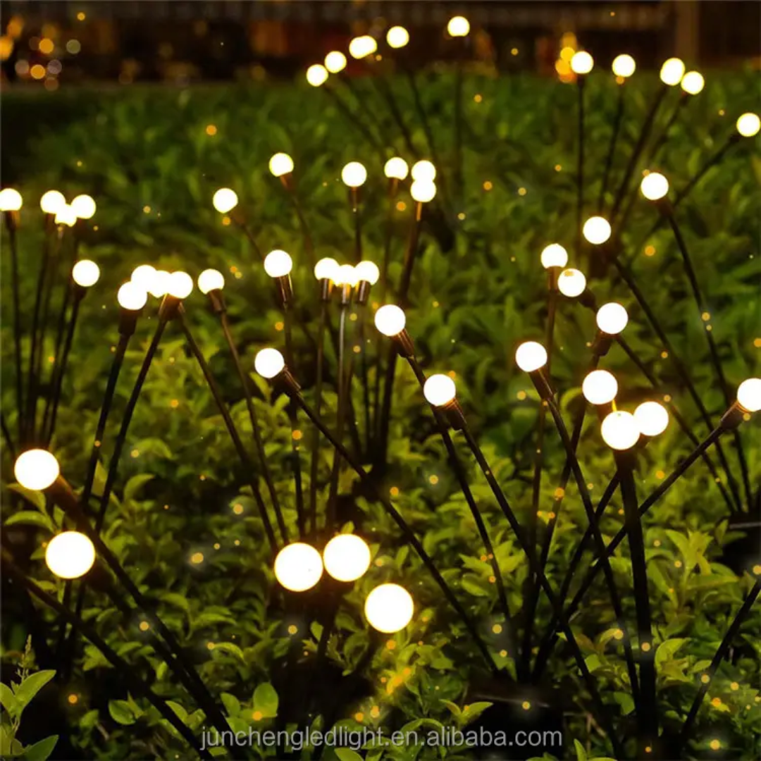 Solar Rechargeable Waterproof Decoration Firefly Lights