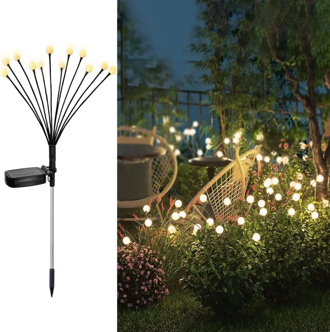 Solar Dandelion Waterproof Garden Lights for Yard and Patio Decoration