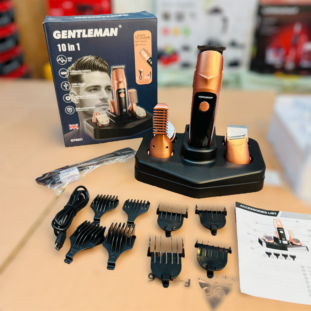 Professional Gentleman 10 in 1 Grooming Kit