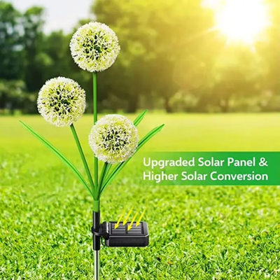 Solar Dandelion Waterproof Garden Lights for Yard and Patio Decoration