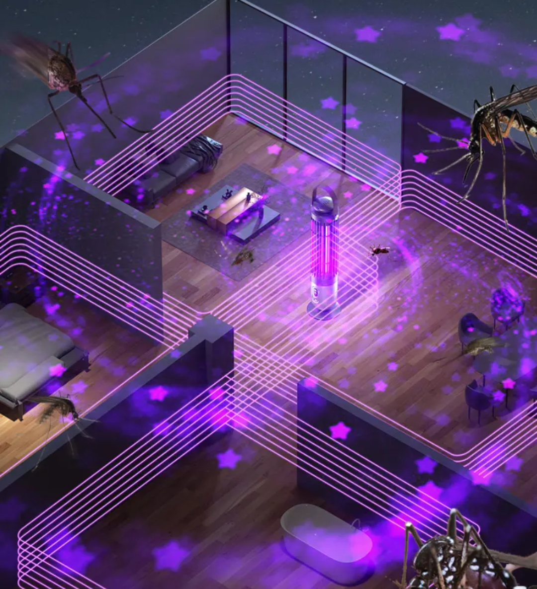 UK Lot Imported Rechargeable Mosquito Killer Lamp