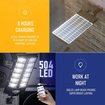 High Quality 10 Cob Motion Sensor LED Solar Rechargeable Light
