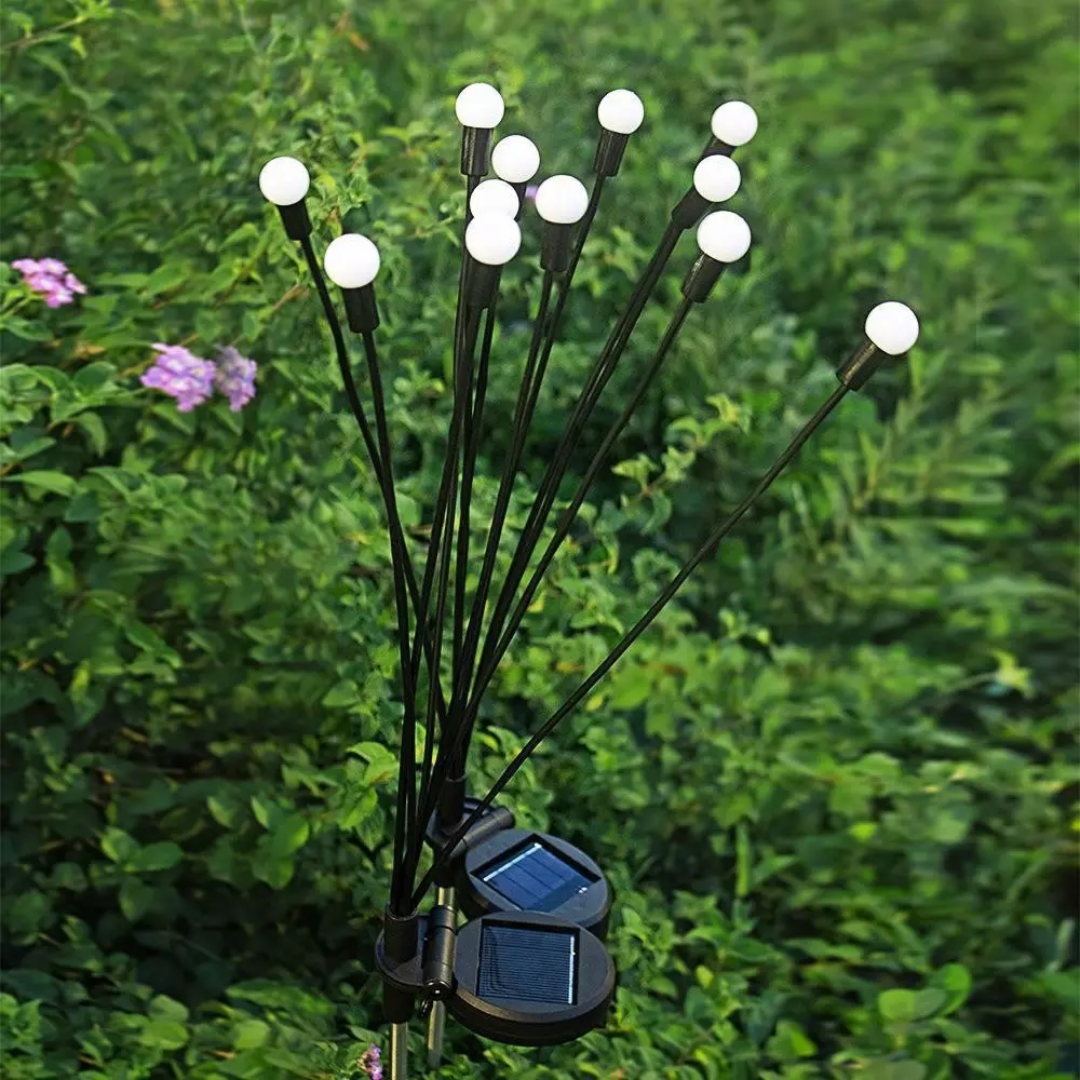 Solar Rechargeable Waterproof Decoration Firefly Lights