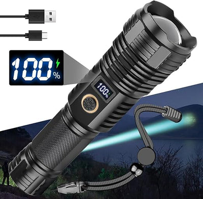 2KM Range Rechargeable LED Torchlight