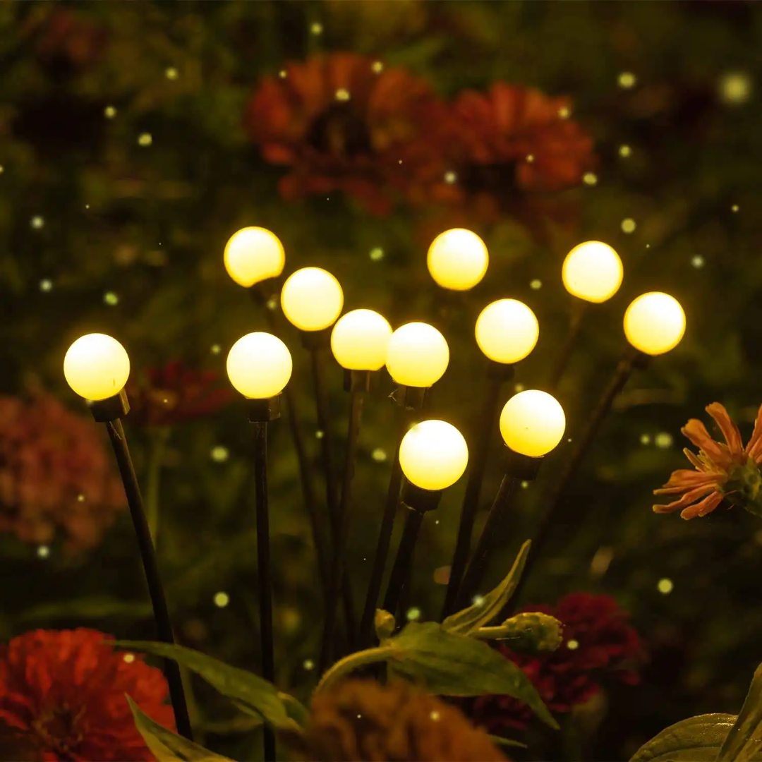 Solar Rechargeable Waterproof Decoration Firefly Lights