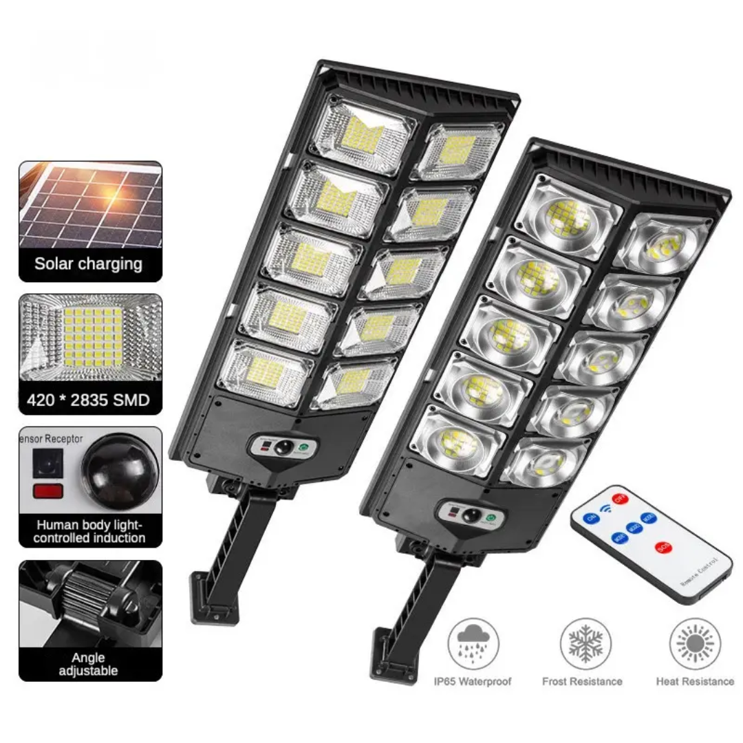 High Quality 10 Cob Motion Sensor LED Solar Rechargeable Light